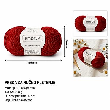 roko pamuk: KMT Mrežasta vlakna trostruko upleteno – standardni tanki konac — 1