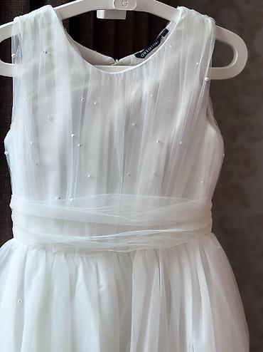 Платья: Детское платье, цвет - Белый, Новый — 11