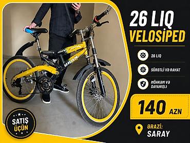 Aynur92👑
Qiymet 140 Azn
Velosiped satilir
26 liq
Erazi:Saray lalafo.az -da Aynur92👑
Qiymet 140 Azn
Velosiped satilir
26 liq
Erazi:Saray