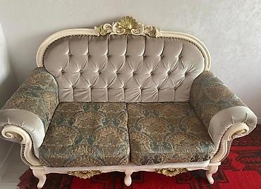 sofa: Прямой диван, Б/у — 4