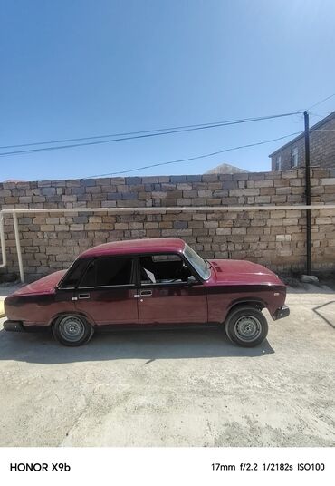 VAZ (LADA): VAZ 2107 sedan Xarici: - Tünd albalı rəngli kuzov - Xrom ön barmaqlıq — 7