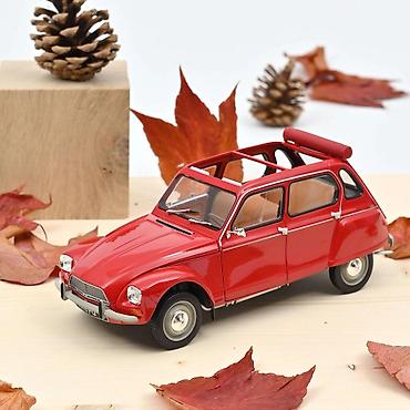 pink and cosmo: 🚗 Citroën Dyane 1974 – Rio Red – Norev (1:18) Norev Citroën Dyane — 1