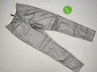 srebrne: H&M Divided, Spodnie materiałowe damskie, rozmiar L — 2