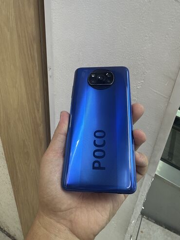 телефон поко икс 3: Poco X3 NFC, Б/у, 128 ГБ, цвет - Синий, 2 SIM