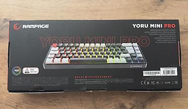 Elektronika: Rampage Yoru Mini Pro RGB mexaniki gaming klaviatura satılır. Cəmi 3 — 9