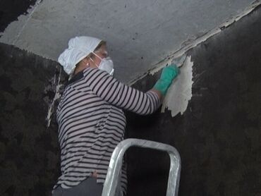 остатки плитки: Побелка покраска стены потолков водоэмульсионной краской известью всё