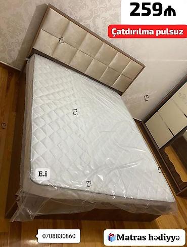 taxt kravat: Yeni, İkinəfərlik çarpayı, Matras ilə — 2