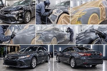 краска для авто: Покрасочные услуги автомобиля в окрасочно-сушильной камере. - Полный — 5