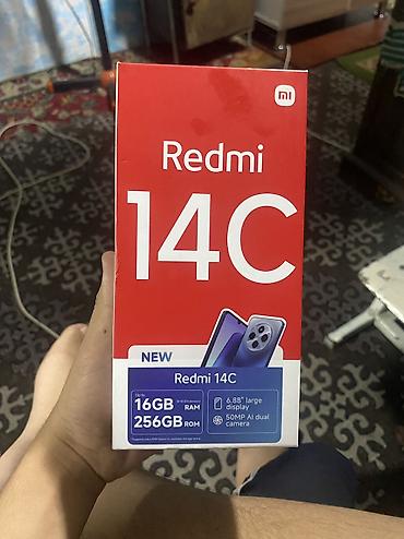 redmi g34: Redmi, Redmi 14C, Б/у, 256 ГБ, цвет - Черный, 2 SIM — 5