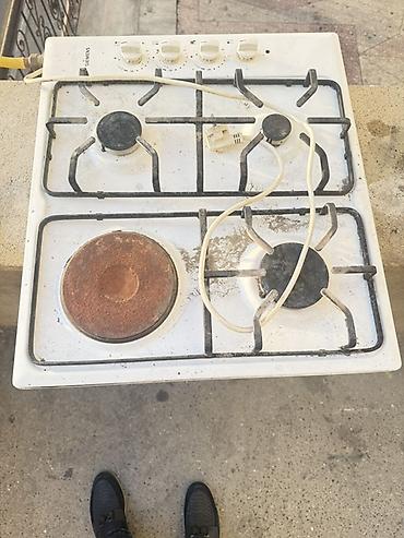 elektrik plite: Soba paneli – qaz + elektrik kombinə - Marka: Siemens (səth üzərində — 1