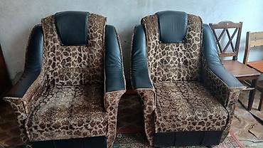 Divan və kreslo dəstləri: Klassik mebel dəsti – 1 divan + 2 kreslo - Tərkib: 3 nəfərlik divan — 3