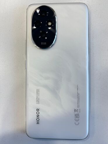 işləmiş soyuducu: Honor 200 Pro, 256 ГБ, цвет - Белый, Отпечаток пальца