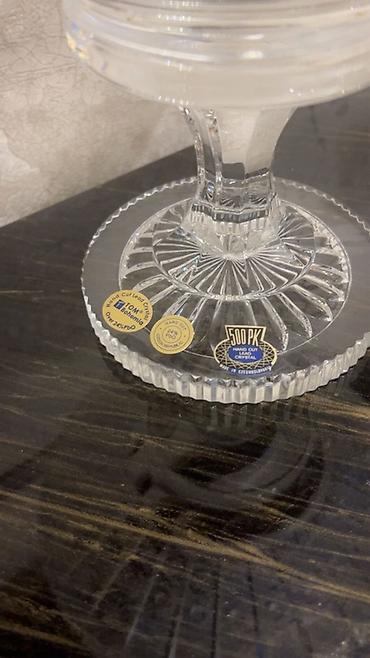 xrustal vaz: Bohemiya kristal meyvə/ - İstehsal: Çexiya, Bohemia Made in — 1