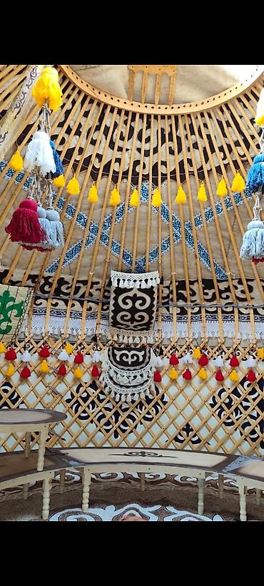 купольные: Киргизская юрта из войлока (боз үй). - Традиционная конструкция — 9