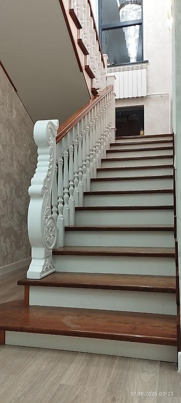 Деревянные лестницы: Деревянная лестница Для дома, Форма лестницы: Прямая, Стиль: Классический — 4