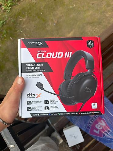 oyun qulaqlıq: İşlənmiş Simli Qulaqcıqlar, HyperX, rəng - Qara — 1