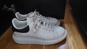 nike cortez patike: Alexander McQueen, 41, color - White