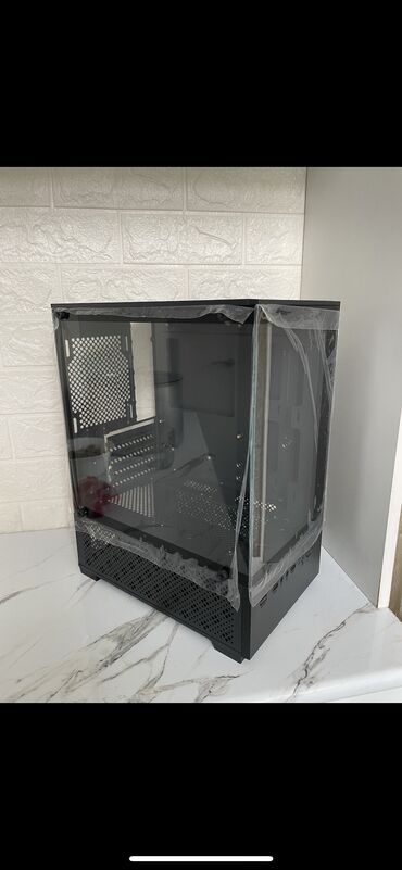 накопители afox: ПК корпусу, Жаңы, Mini-ATX, түсү - Кара
