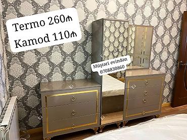 Yataq otağı mebel dəsti – termo şkaf və kamod - Termo şkaf: 260 sm
