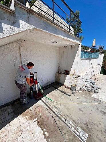Beton işləri: Beton kəsmə və deşmə xidməti - Dəqiq və səliqəli kəsim: divar — 21
