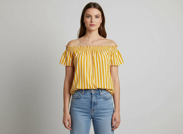 bluzy z odkrytymi ramionami: Pimkie, Women's blouse, size M