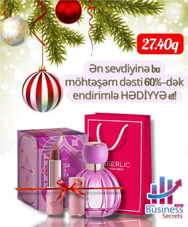 Kosmetika dəstləri: Faberlic brendindən 2026 üçün hədiyyəlik dəstlər 1) Makiyaj dəsti – — 16