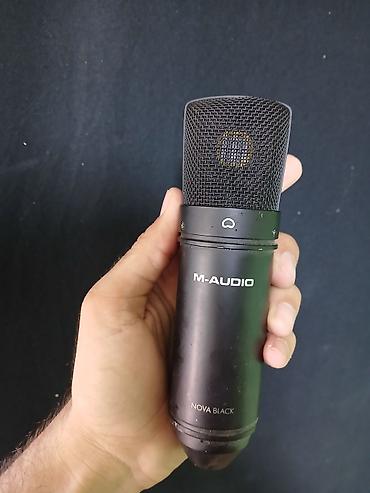 kalonka kontakt home: M-Audio Nova Black mikrofon - Studya səviyyəli, böyük diafraqmalı — 1