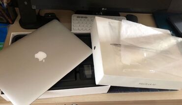 macbook air 13 2015 цена: Ноутбук, Apple, 8 ГБ ОЗУ, Intel Core i5, 13.1 ", Б/у, Для несложных задач, память SSD