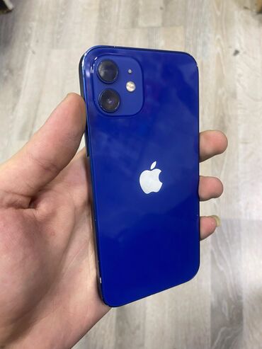 Apple iPhone: IPhone 12, 128 GB, Blue Titanium, Zəmanət, Barmaq izi, Face ID