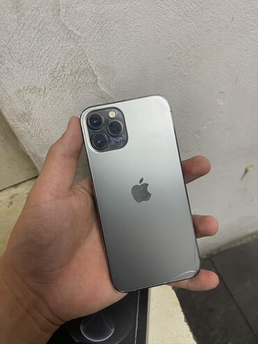 Apple iPhone: IPhone 12 Pro, Б/у, 256 ГБ, Графит, Коробка, 86 % — 1