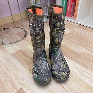 одежда для охоты: Мужские утеплённые сапоги для охоты/рыбалки в камуфляже - Размер: USA — 5
