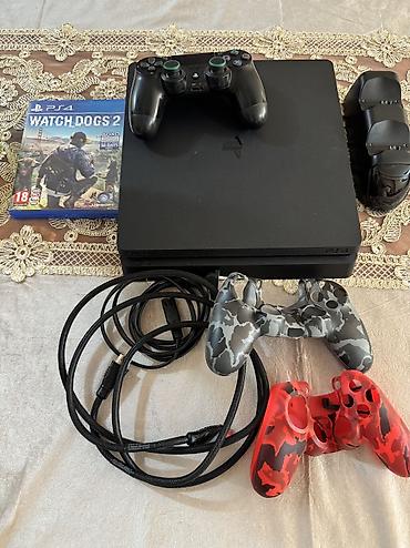 PS4 (Sony Playstation 4): Təcili satılır.real alıcılar yazsin,şəkildə nə görünürsə onlar — 1