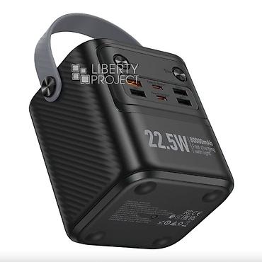 power case: 🔋 Power Bank HOCO J152 Tough — 80000mAh, PD 22.5W (Black) Сверхмощный — 4