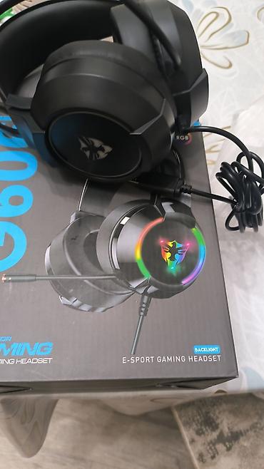 notebook: Игровая гарнитура G606 (E‑Sport Gaming Headset) с подсветкой RGB — 2