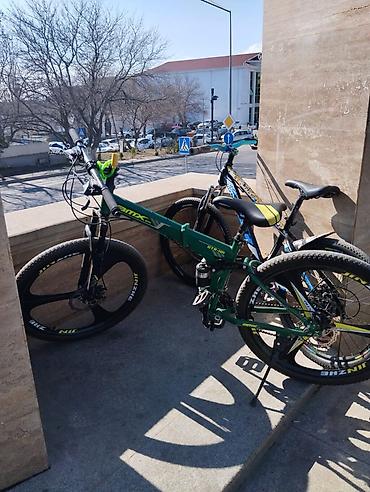 goran velosiped: Qatlanan dağ velosipedi – BmxX G7 (yaşıl) Xüsusiyyətlər: - Qatlanan — 1