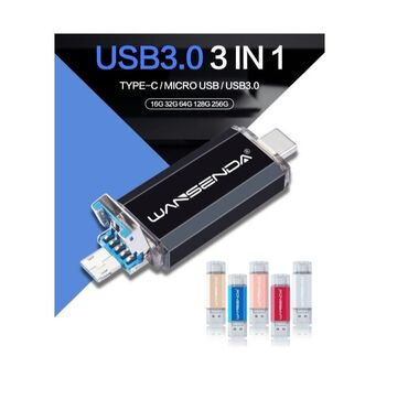 33 oglasa | lalafo.rs: MULTI USB 3.0 OTG USB Flash Drive: Type-C & Micro USB Tri u jedan