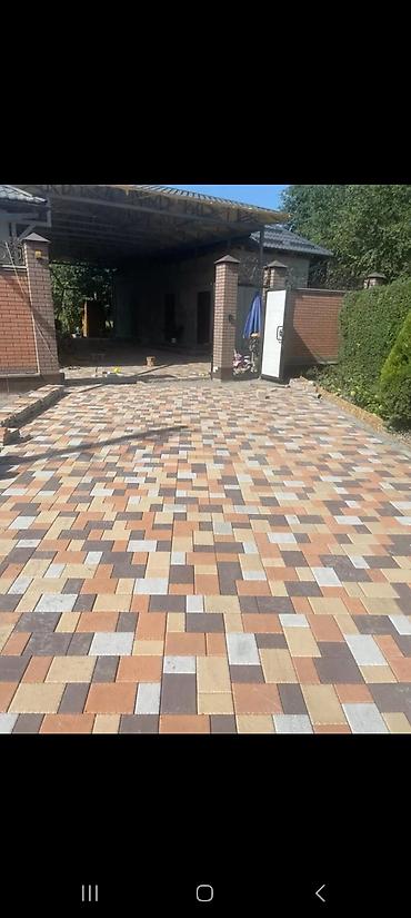 Укладка плитки: Тротуарная плитка и бордюры - Тип покрытия: вибропрессованная — 12