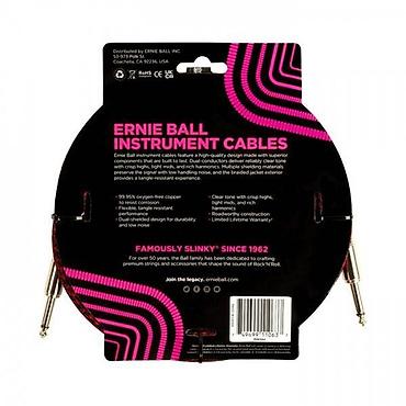 kabel baraban: ERNIE BALL 6394 Alət üçün kabel (3,05 metr) ( Gitara üçün kabel — 2