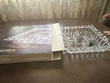 karacadan alınıb: Bohemia kristal beş bölməli serve qabı - Brend: Crystal Bohemia — 4