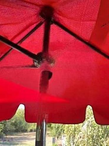 Suncobrani, tende i paviljoni: Veliki baštenski/suncobran za terasu – crveni - Prečnik krošnje — 6