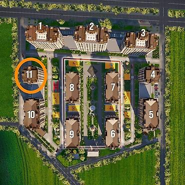 archa group: 2 комнаты, 80 м², Асанбай мкр Элитка, 4 этаж, ПСО (под самоотделку) — 3