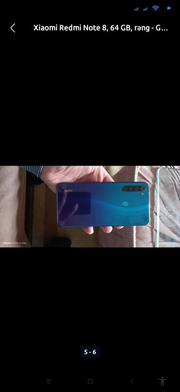 redmi note 15 qiymeti: Xiaomi Redmi Note 8, 64 GB, 
 Sensor, Barmaq izi, İki sim kartlı