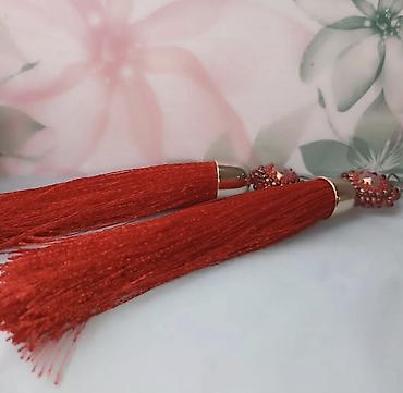 Серьги: Новые Серьги-кисти и Браслет с подвесками на руку. В стиле — 8