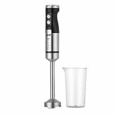 silver mikrodalga: Silver Əl Blenderi – 1000W Paslanmayan Polad Daldırmalı Blender — 1
