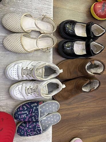 сапаги бу: Балетки для девочки,от Zara 33р. Крассовки найк 33р натуральная кожа — 6