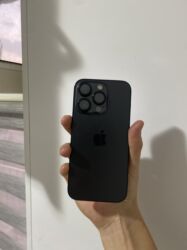 ноутбук айфон: IPhone 14 Pro, Колдонулган, 128 ГБ, Black Titanium, Каптама, 82 %