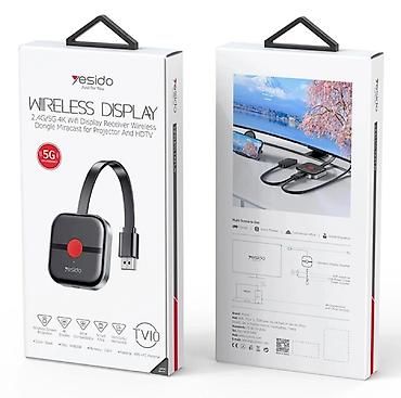 proyektir: Kateqoriya: TV Box Məhsul: Yesido TV10 2.4 GHz Wireless Display — 1