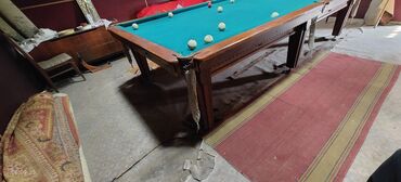 Бильярдные столы: Продаю бильярдный стол размер 3.25*1.95(не китайский,не мрамор)дерево — 2