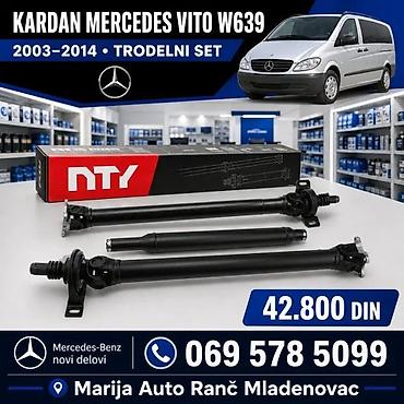 Prenosni sistem: KRST KARDANA MERCEDES VITO SPRINTER 27X88 24X88 27X75 | Krst kardana — 3