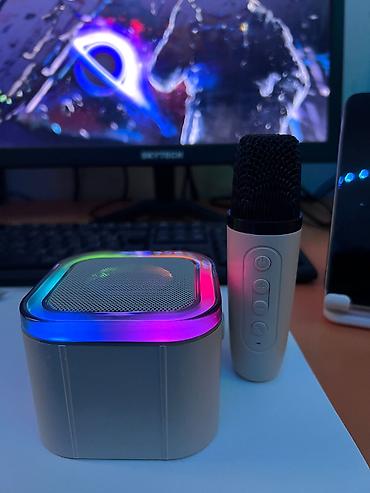 Караоке: K12 portativ Bluetooth akustik sistemi + simsiz karaoke mikrofonu — 7
